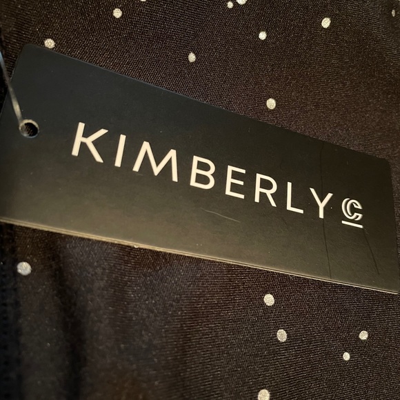 Black Ombré Space Metallic Shimmer Workout Legging - Picture 5 of 6